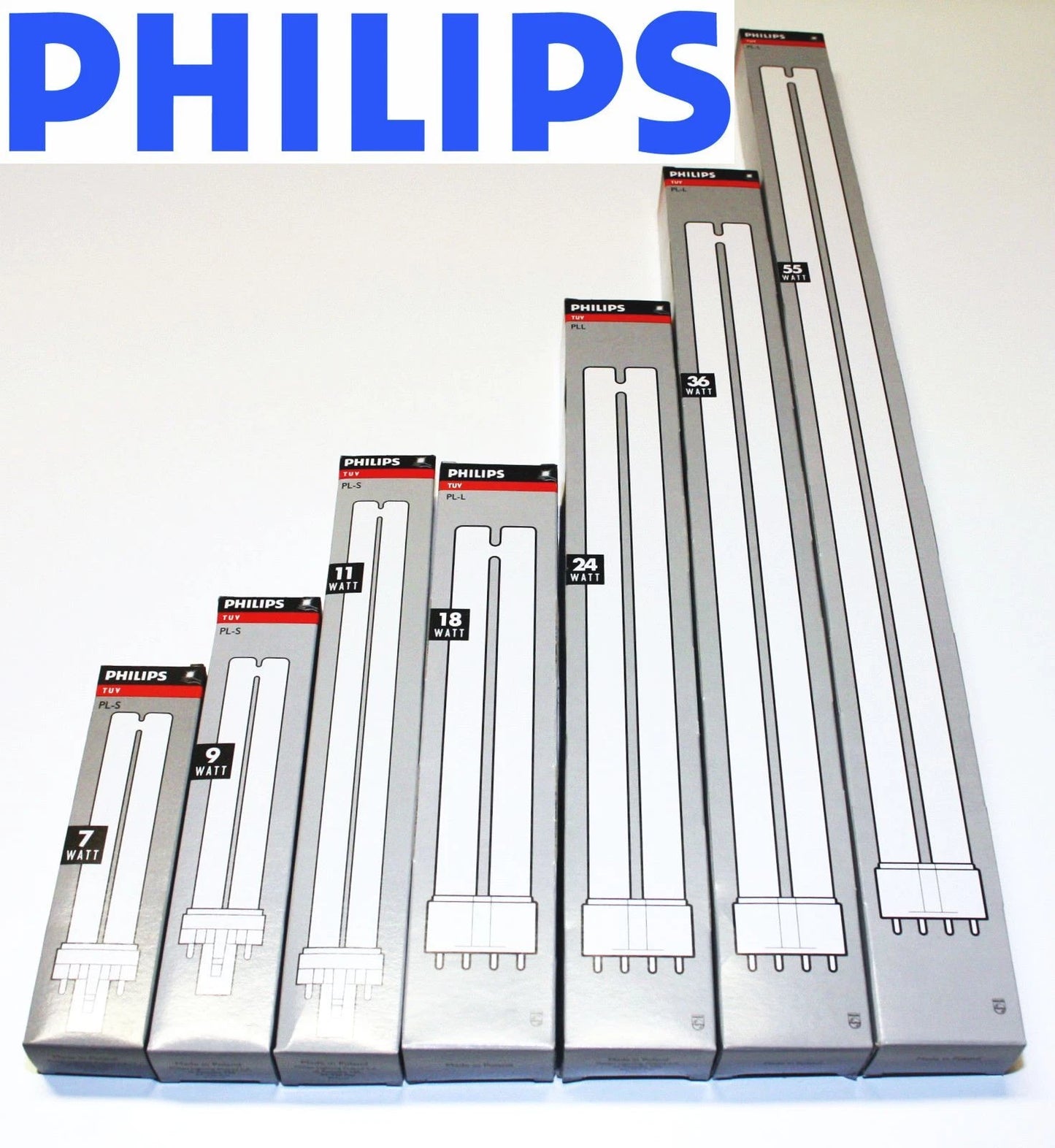 Philips TUV PL-S 7Watt UVC Leuchtmittel UVC UV-C Ersatzleuchte Teichklärer Oase Sera
