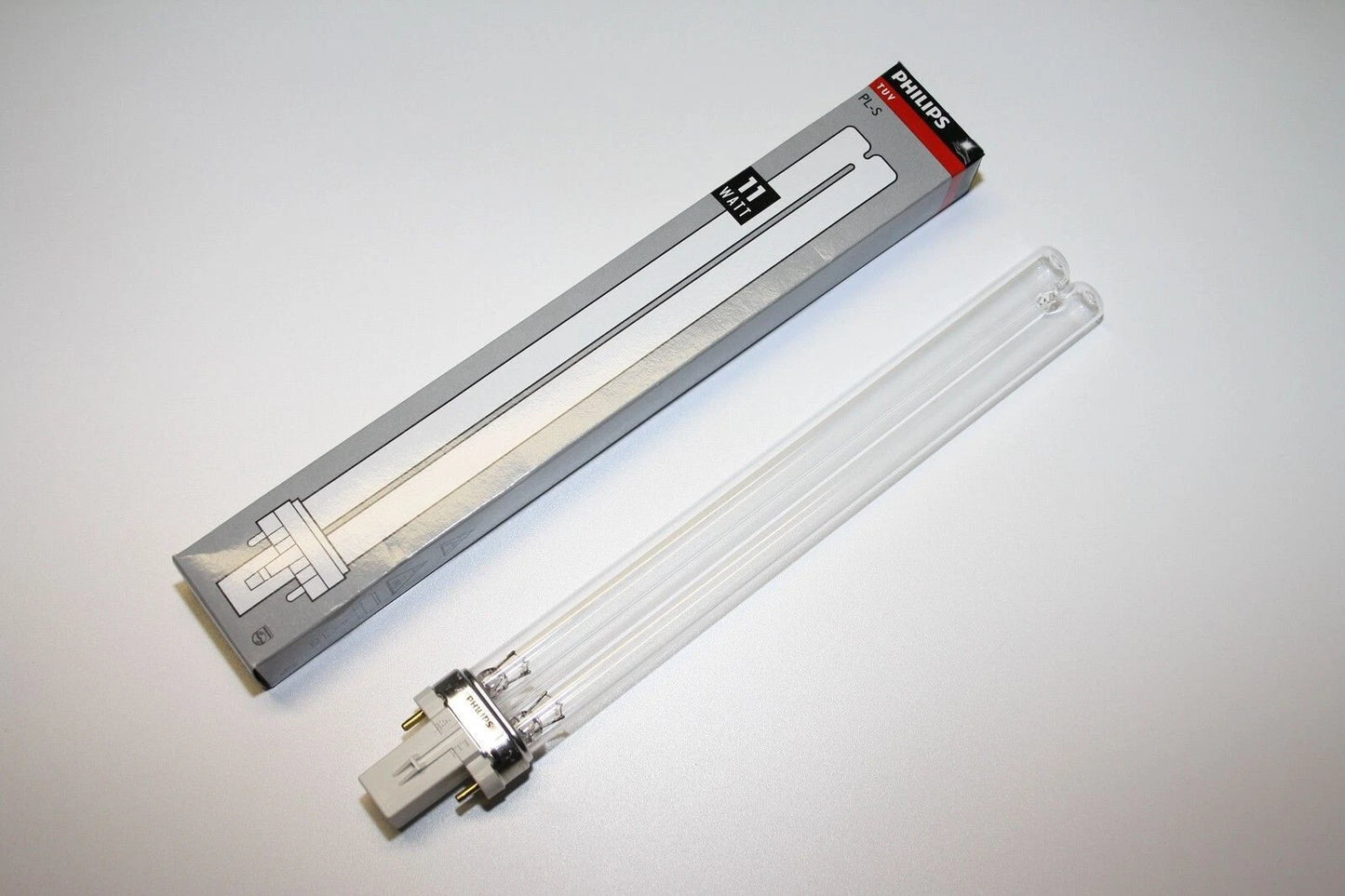 Philips TUV PL-S UVC  11 Watt G23 Leuchtmittel UVC UV-C Ersatzleuchte Teichklärer Oase Sera