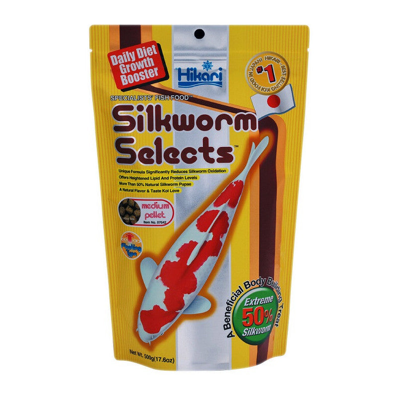 HIKARI SILKWORM SELECT MEDIUM 500 GRAMM (Grundpreis 3,66€/100gr)