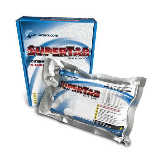 SuperTab - Chlordioxid - 12 Tablette x 20 Gramm - 10% (Grundpreis 5,83€/St)