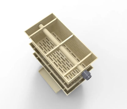 Rieselfilter TF60 mit Wasserfall