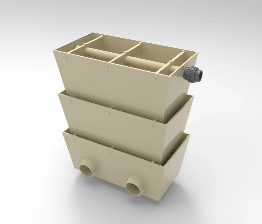 Rieselfilter TF60 mit 2x 110 Ø Ausgang