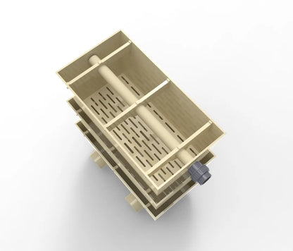 Rieselfilter TF60 mit 2x 110 Ø Ausgang