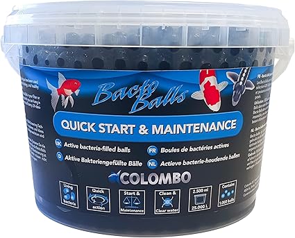 Colombo Bacto Balls 2,5 Liter Teichbakterien klares sauberes Wasser gesunde Pflanzen Fisch Koi