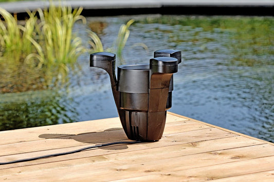 AquaForte Schwimmskimmer mit Pumpe 60 Watt