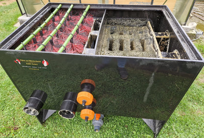 Kundenauftrag gebrauchter PE Mehrkammerfilter mit Filtermaterial