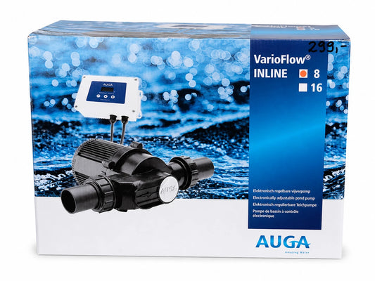 AUGA VarioFlow Inline 8 Teichpumpe – Kompakte, regelbare Inline-Pumpe